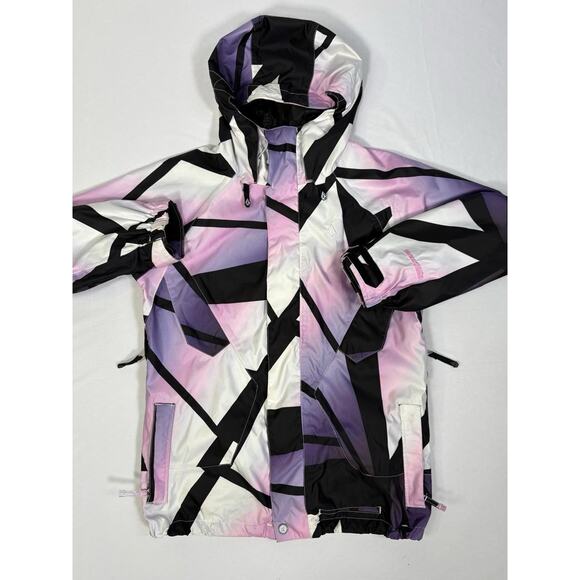 Volcom Nimbus Snowboard Ski Jacket Thermal Geometric Pattern Medium - Picture 7 of 13